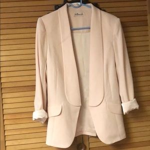 Kittenish shawl blazer